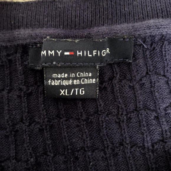 Tommy Hilfiger Navy Sweater - Picture 2 of 4